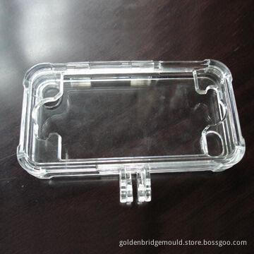 Plastic Injection Mold for iPhone 4, GPS Protective Branket, Made of Clear PC Material